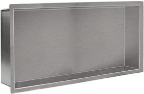 img 3 attached to Sanbege Stainless Recessed Bathroom Organizer