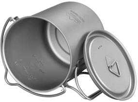 img 1 attached to ROCREEK Titanium Cookware Backpacking Camping