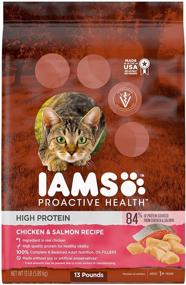 img 4 attached to 🐱 IAMS PROACTIVE HEALTH Chicken & Salmon High Protein Dry Cat Kibble