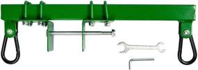 img 4 attached to 🌳 Swurfer Swingset Conversion Bracket - Convert Your Swingset to a Swurfset, No Tree Needed! Heavy Duty Horse Glider Bracket for Swing Set Attachment (Green)