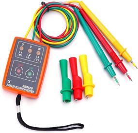 img 2 attached to 🔌 3-Phase Sequence Presence Rotation Tester Meter with LED and Buzzer Indicator - 60V~600V AC (3-Phase AC) - Improved SEO