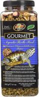 zoo med gourmet aquatic turtle reptiles & amphibians for food logo