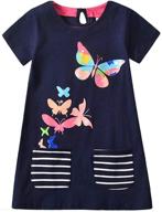 👗 charming vikita casual dresses: trendy clothes for toddler girls logo