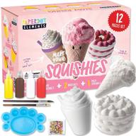 🎨 squishy painting kit for girls - diy squishies set, color your own squishies, arts and crafts for girls - squishy toys, diy squishy kits, squishy craft set logo
