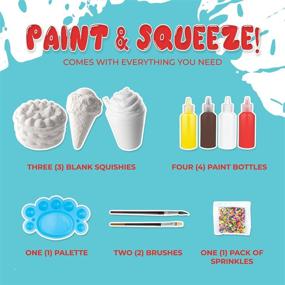 img 3 attached to 🎨 Squishy Painting Kit for Girls - DIY Squishies Set, Color Your Own Squishies, Arts and Crafts for Girls - Squishy Toys, DIY Squishy Kits, Squishy Craft Set