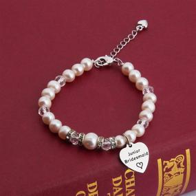 img 2 attached to 💍 Zuo Bao Bridesmaid Bracelet for Girls' Jewelry Proposal