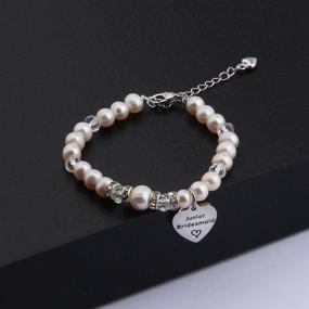 img 3 attached to 💍 Zuo Bao Bridesmaid Bracelet for Girls' Jewelry Proposal