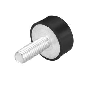 img 1 attached to Uxcell Cylindrical Vibration Isolators Threaded Power Transmission Products for Shock & Vibration Control