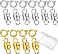 🧲 magnetic necklace clasp converters with extender chains for beading & jewelry crafting logo