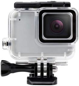 img 2 attached to 🎥 GoPro Hero 7 White & Silver Waterproof Housing Case by FitStill - Ultimate 45m Underwater Dive Case Shell with Bracket Accessories for Go Pro Hero7 Action Camera