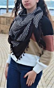 img 3 attached to Палестинская Keffiyeh Shemagh Handmade Tactical