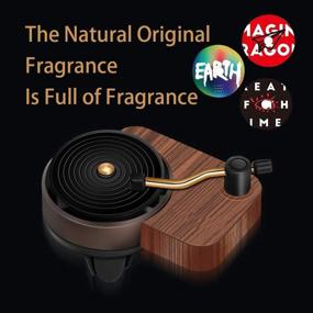 img 3 attached to 🎵 Vintage Record Player Car Décor, Aromatherapy Fragrance Diffuser for Car Vent Clip, Retro Record Player Design Perfume Clip for Car, Air Vent Outlet Diffuser Freshener for Car, Home & Office