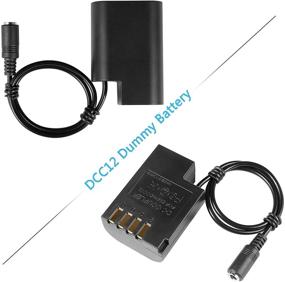 img 2 attached to F1TP DMW-DCC12 DC Coupler & DMW-AC10 AC Power Adapter BLF19 Dummy Battery Kit for Panasonic Lumix DC-GH5, GH5s, GH4, GH4K, GH3, GH3K, G9 Camera - High-quality Power Solution!