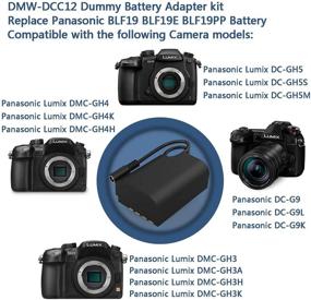 img 3 attached to F1TP DMW-DCC12 DC Coupler & DMW-AC10 AC Power Adapter BLF19 Dummy Battery Kit for Panasonic Lumix DC-GH5, GH5s, GH4, GH4K, GH3, GH3K, G9 Camera - High-quality Power Solution!