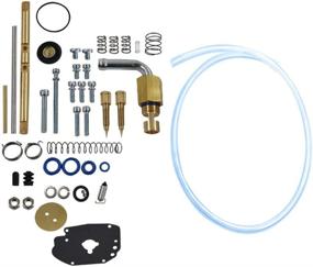 img 2 attached to 🔧 Набор для восстановления карбюратора высокой производительности, совместимый с набором мастеров по ремонту S&amp;S, идеально подходит для карбюратора Super E.