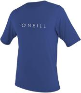 o'neill kids basic skins upf 30+ short sleeve sun shirt logo