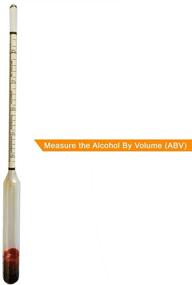 img 1 attached to 🍺 Triple Scale Hydrometer Kit for Homebrewing Enthusiasts. Ideal for Beer, Wine, Juice, Cider. Effortlessly Measure Specific Gravity, BRIX, and Potential Alcohol. Complete with Test Tube. An Essential Tool for Crafting Superior Brews!