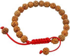 img 4 attached to Tibetan Rudraksha Wrist Bracelet Meditation