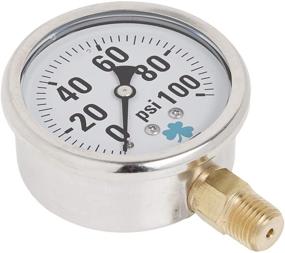 img 1 attached to 🔍 Zenport LPG100 Glycerin Pressure Gauge by Zen Tek
