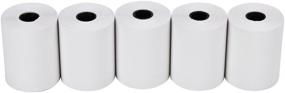 img 1 attached to 🧾 MFLABEL 2 1/4" x 50' Thermal Paper Cash Register POS Receipt Paper (50 Rolls) - Convenient and High-Quality Printing Solution