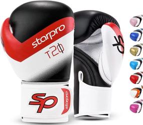 img 4 attached to Starpro T20 Boxing Gloves: Powerful Punches, Swift KOs | Multiple Colors 🥊 | Kickboxing & Boxing Training Gloves | 16 oz & Other Sizes Available