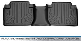 img 2 attached to SMARTLINER Custom 2011 2019 Mitsubishi Outlander Interior Accessories for Floor Mats & Cargo Liners