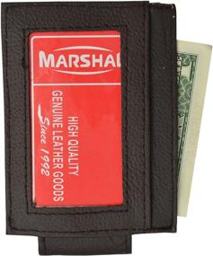 img 2 attached to 🧲 Genuine Leather Pocket Wallet Magnet: The Ultimate Men's Accessory for Wallets, Card Cases & Money Organizers