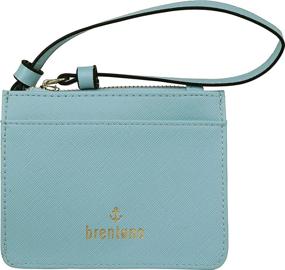 img 4 attached to BRENTANO Saffiano Leather Credit Wristlet Handbags 👛 & Wallets - Women's Fashionable Wristlets for Enhanced SEO