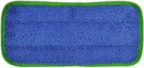 img 2 attached to 🧹 CleanAide All Purpose Twist Yarn Microfiber Mop Pads 10 Inches Green 6 Pack: The Ultimate Cleaning Solution!