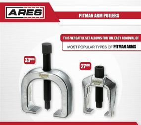 img 2 attached to 🔧 ARES 70840 Front End Service Set: Effortless Removal of Pitman Arms, Tie Rods, and Ball Joints - Storage Case Included
