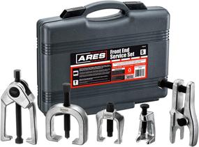 img 4 attached to 🔧 ARES 70840 Front End Service Set: Effortless Removal of Pitman Arms, Tie Rods, and Ball Joints - Storage Case Included