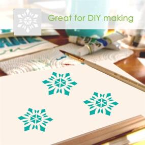 img 1 attached to BAISDY 10Pcs Blank Mylar Stencil Sheets - 10Mil, 12 x 17inch: Versatile Crafting Essentials