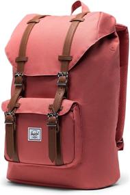 img 1 attached to Herschel 10014 00001 OS Little America Backpack Black Backpacks