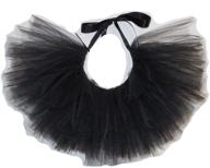 handcrafted black tulle tutu small logo