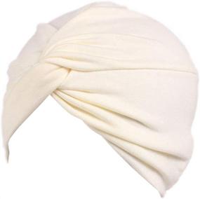 img 1 attached to 🧢 YFJH Chemo Sleep Turban Headwear Scarf Beanie Cap Hat: A Stylish Solution for Cancer Patients Experiencing Hair Loss