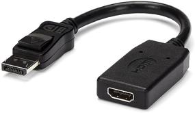 img 4 attached to 🔌 Преобразователь StarTech.com DisplayPort в HDMI - Конвертер DP в HDMI - 1080p - Сертифицирован VESA - Пассивное крепление разъема DP.