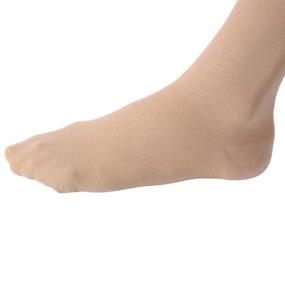 img 3 attached to Jobst Relief Medical Legwear Compression Stockings: Knee High, Closed Toe, Beige, 20-30 mmHg, X-Large for Comfortable Leg Compression