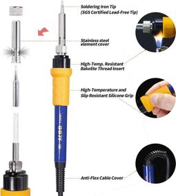 img 1 attached to 🔧 YIHUA Soldering Handpiece Station - Enhanced Replacement for Improved Performance