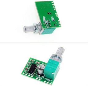 img 2 attached to Acxico 5Pcs Mini PAM8403 DC 5V Power Audio Amplifier Board - Digital 2 Channel 3W+3W Power Amp Module with Volume Control Potentiometer