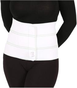 img 4 attached to 🩹 Advanced AltroCare 3 Panel Postpartum Abdominal Binder, 9" High, Fits Waist Sizes 30" to 45