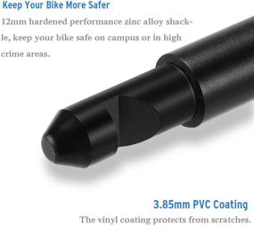 img 1 attached to 🚲 Amazer U Lock for Bicycle: Heavy Duty Combination Bike Lock - 12mm Anti-Theft U Lock