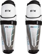 🏒 stx ice hockey surgeon rx3.2 senior shin pads: enhanced protection and performance logo