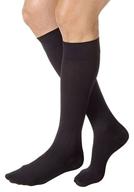 30-40 mmhg compression socks for relief: 🧦 knee high, closed toe, black, medium size - jobst логотип