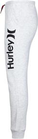 img 2 attached to 👖 Comfortable and Trendy Hurley Boys' Fleece Jogger Pants for Ultimate Style and Comfort