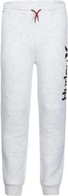 img 4 attached to 👖 Comfortable and Trendy Hurley Boys' Fleece Jogger Pants for Ultimate Style and Comfort
