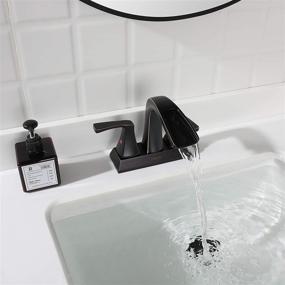 img 1 attached to PARLOS Waterfall Bathroom Faucet with Handles