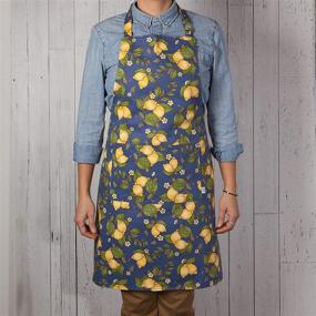 img 1 attached to 🍋 Now Designs Chef's Apron: 1 EA, with Provencal Lemons - A Perfect Addition to Your Culinary Attire!