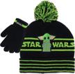 mandalorian costume winter glove green boys' accessories logo