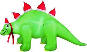 img 3 attached to Air Flowz Christmas Inflatable Stegosaurus