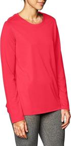 img 3 attached to 🏃 Stay Cool and Dry with Hanes Women's Sport Cool Dri Performance Long Sleeve T-Shirt